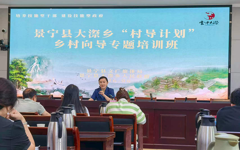 开设“村导”培训班。大漈乡供图