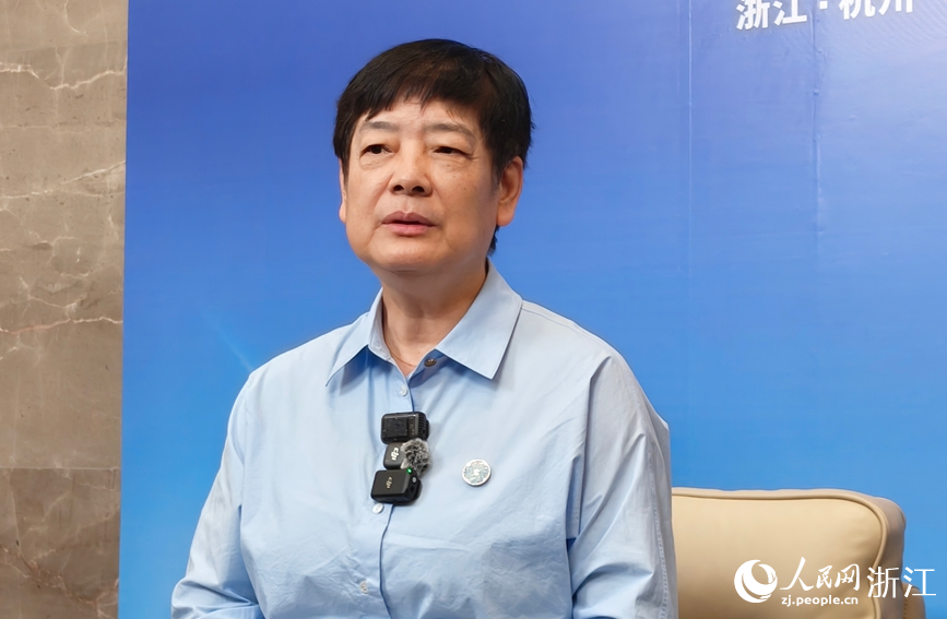 黄荷凤院士 人民网记者 张丽玮摄