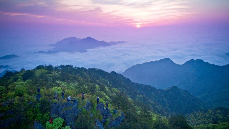 箬寮岘日出。丽水文广旅体局供图