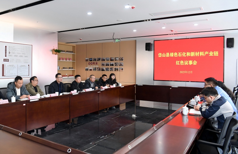 定期召开产业链“红色议事会”为企业破解难题。岱山县委组织部供图