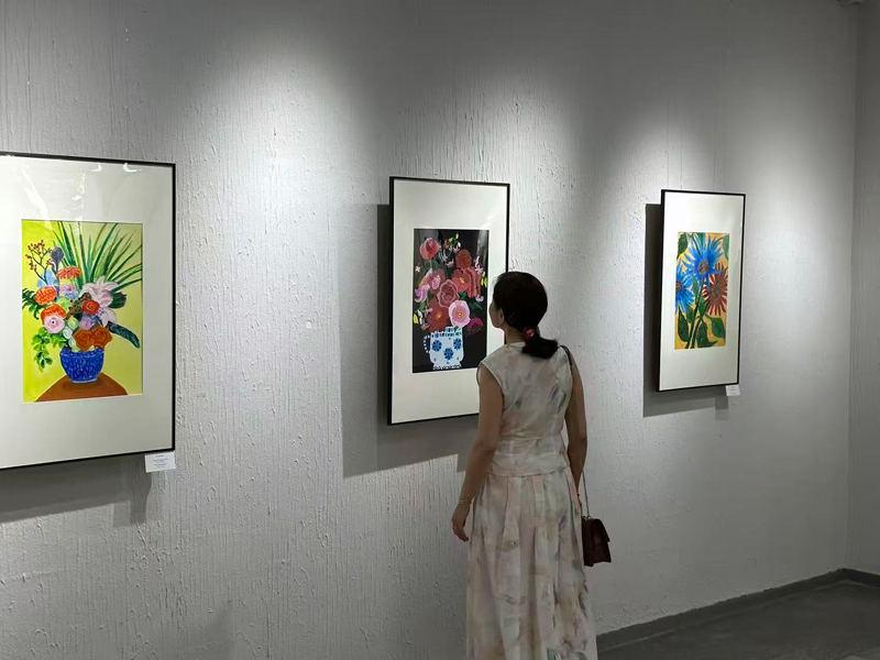 展览现场。甬江街道供图
