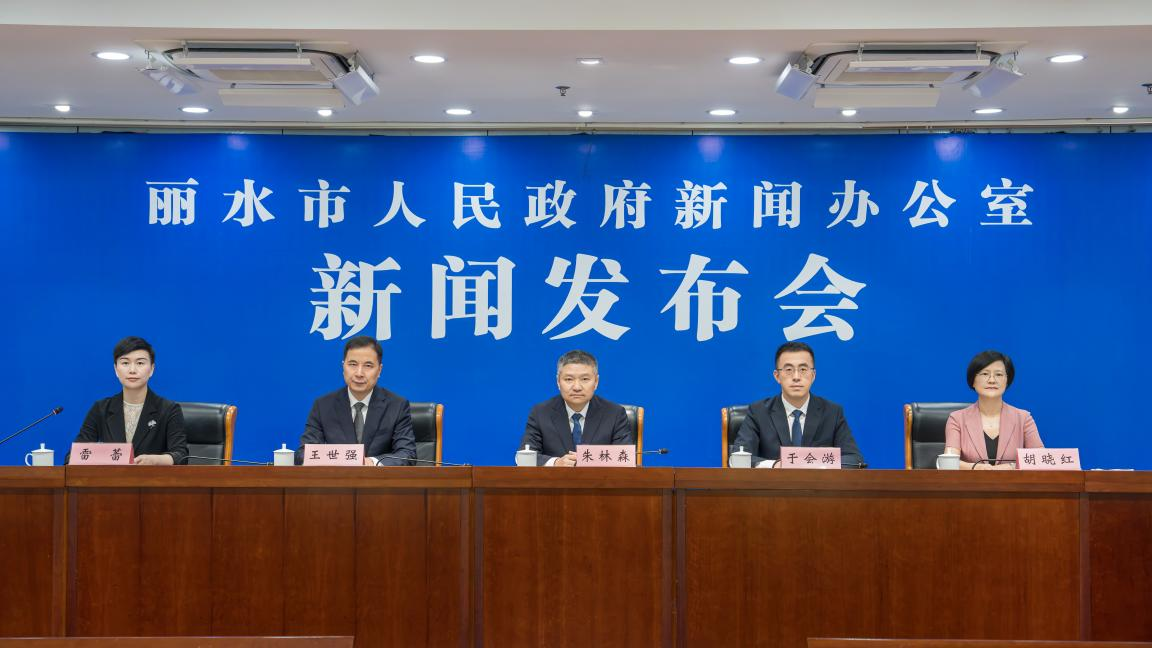 新闻发布会现场。丽水市委宣传部供图
