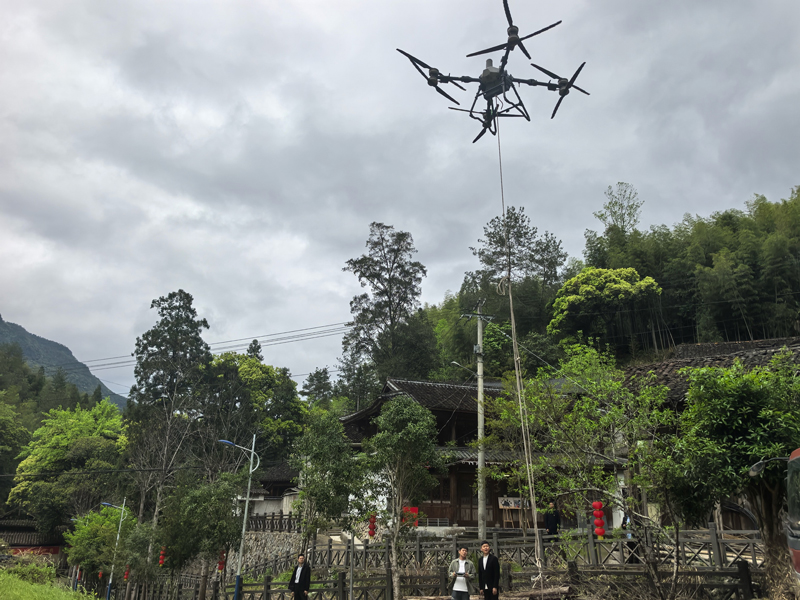 開展無人機應用實操。景寧畬族自治縣委宣傳部供圖