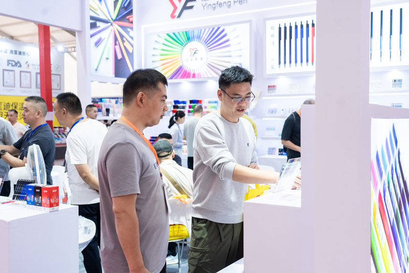 筆業博覽會現場。桐廬縣委宣傳部供圖