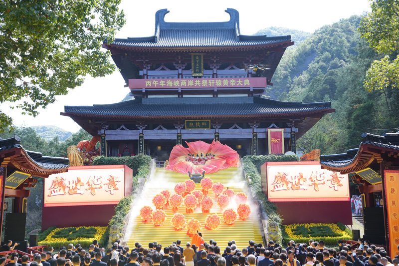 祭祀大典現場。姚錦萍攝