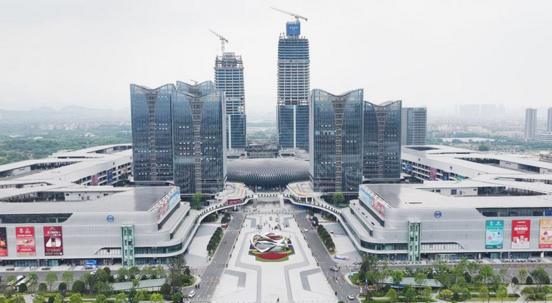 義烏第六代小商品市場——全球數貿中心。義烏中國小商品城供圖
