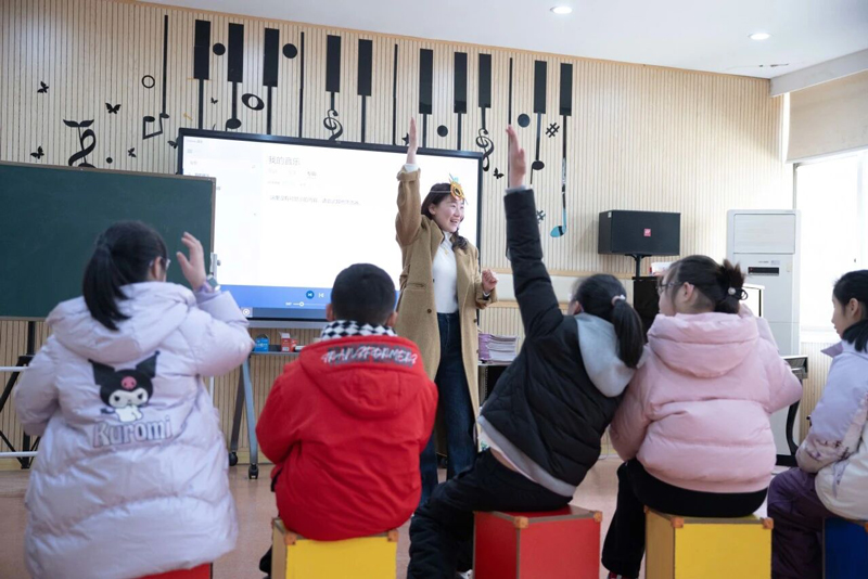 萤火学苑教学现场。拱墅区委宣传部供图