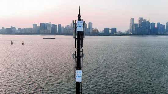 5G-A通感基站。浙江移动供图