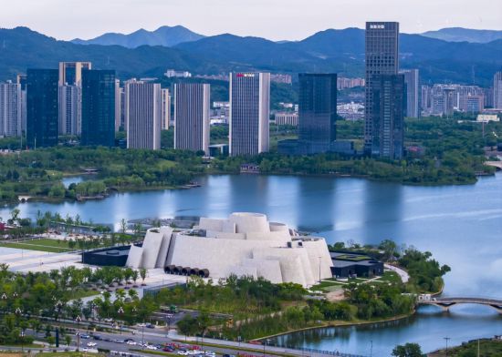 宁海新地标潘天寿艺术中心。宁海县委宣传部供图